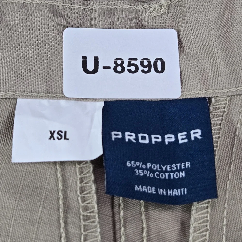Propper Men Pants XSL Khaki Cargo Ripstop Gorpcore  32